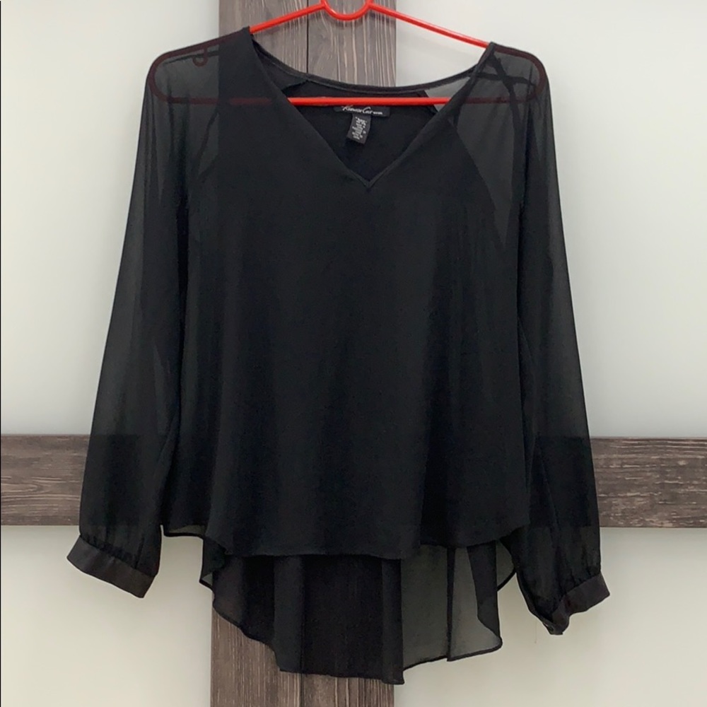 Kenneth Cole See Thru Blouse